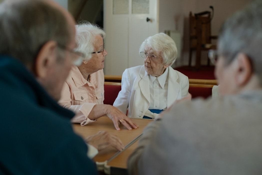 Care worker supporting an older participant