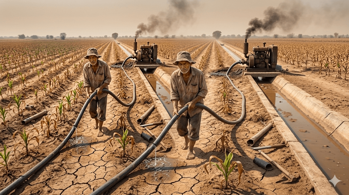 Water Scarcity & Inefficient Irrigation